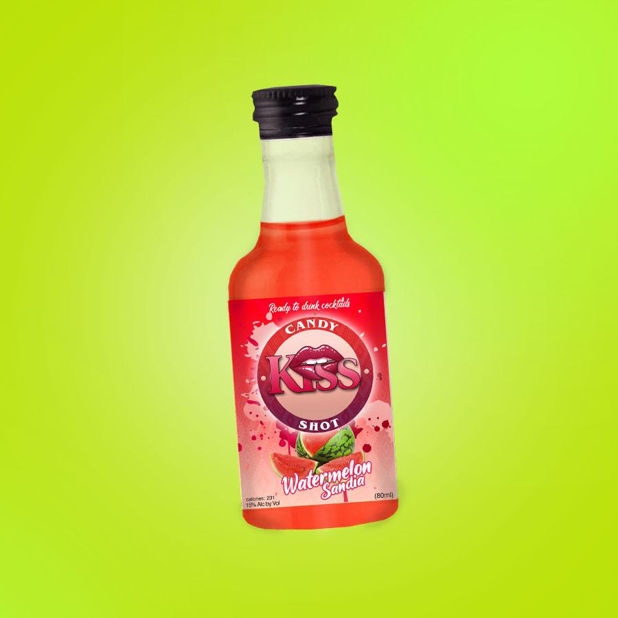 Watermelon Kiss Candy Shot